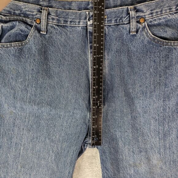 Wrangler Jeans Mens 40x34 Cowboy Cut 936RST Blue Denim - Picture 10 of 11